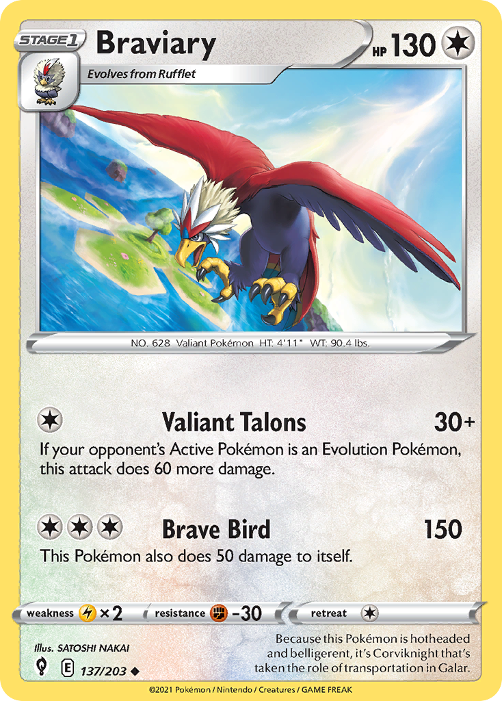 Evolving Skies Braviary #137/203